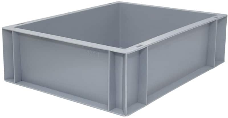 BiGDUG Storage Box 10 L Grey 30 x 40 x 12 cm Pack of 10