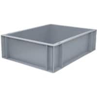 BiGDUG Storage Box 10 L Grey 30 x 40 x 12 cm Pack of 10