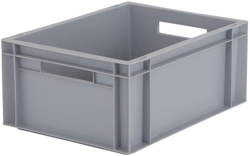 BiGDUG Storage Box 15 L Grey 30 x 40 x 17.5 cm Pack of 10