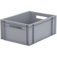 BiGDUG Storage Box 15 L Grey 30 x 40 x 17.5 cm Pack of 10