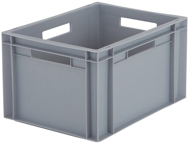 BiGDUG Storage Box 20 L Grey 30 x 40 x 23 cm Pack of 10
