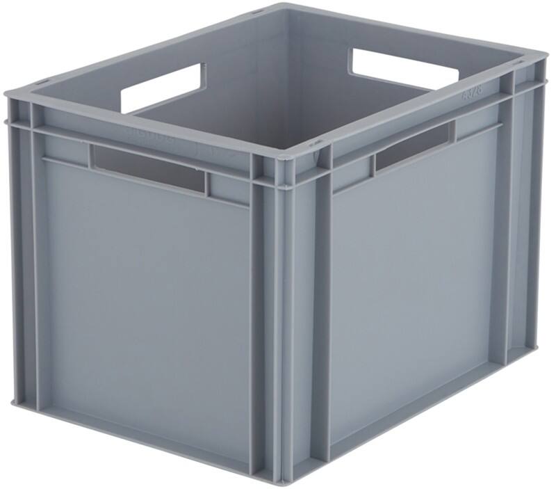 BiGDUG Storage Box 25 L Grey Pack of 10