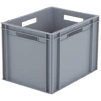 BiGDUG Storage Box 25 L Grey Pack of 10