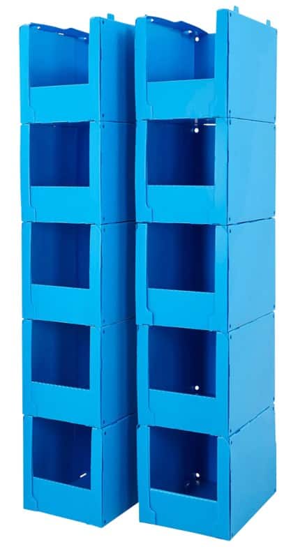 BiGDUG Stacking Pick Bins 40 x 60 x 42 cm Pack of 10