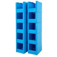 BiGDUG Stacking Pick Bins 40 x 60 x 42 cm Pack of 10