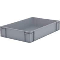 BiGDUG Storage Box 20 L Grey 40 x 60 x 12 cm Pack of 5