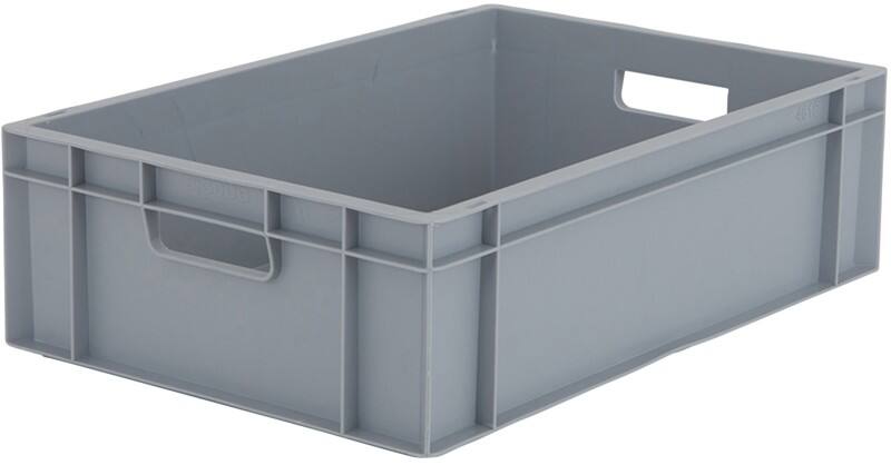 BiGDUG Storage Box 30 L Grey Pack of 5