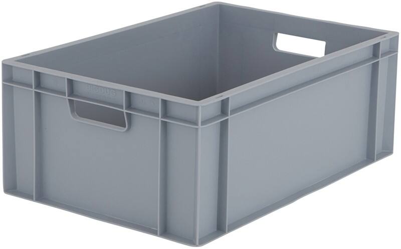 BiGDUG Storage Box 42 L Grey Pack of 5