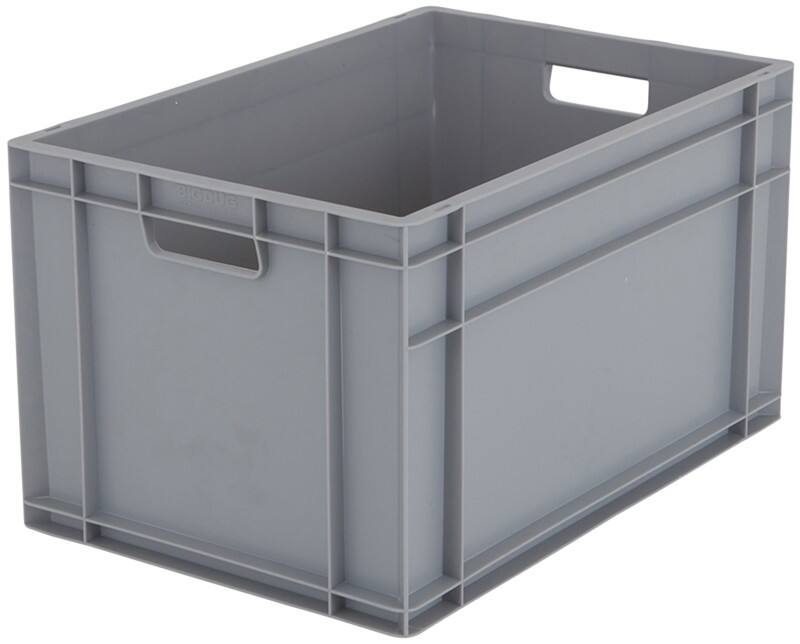 BiGDUG Storage Box 62 L Grey 40 x 60 x 34 cm Pack of 5
