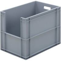 BiGDUG Stacking Pick Bins 84 L Grey, Blue 40 x 60 x 45 cm Pack of 5