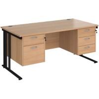 Dams International Desk MCM16P23KB 1,600 x 800 x 725 mm