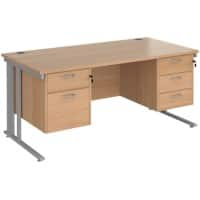 Dams International Desk MCM16P23SB 1,600 x 800 x 725 x 800 - 990 mm