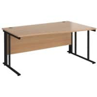 Dams International Wave Desk MCM16WRKB 1,600 x 725 x 800 - 990 mm