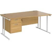 Dams International Wave Desk MC16WRP2WHO 1,600 x 725 x 800 - 990 mm