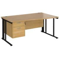 Dams International Wave Desk MCM16WRP2KO 1,600 x 725 x 800 - 990 mm