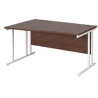 Dams International Wave Desk MC14WLWHW 1,400 x 725 x 800 - 990 mm