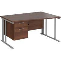 Dams International Wave Desk MCM14WRP2SW 1,400 x 725 x 800 - 990 mm