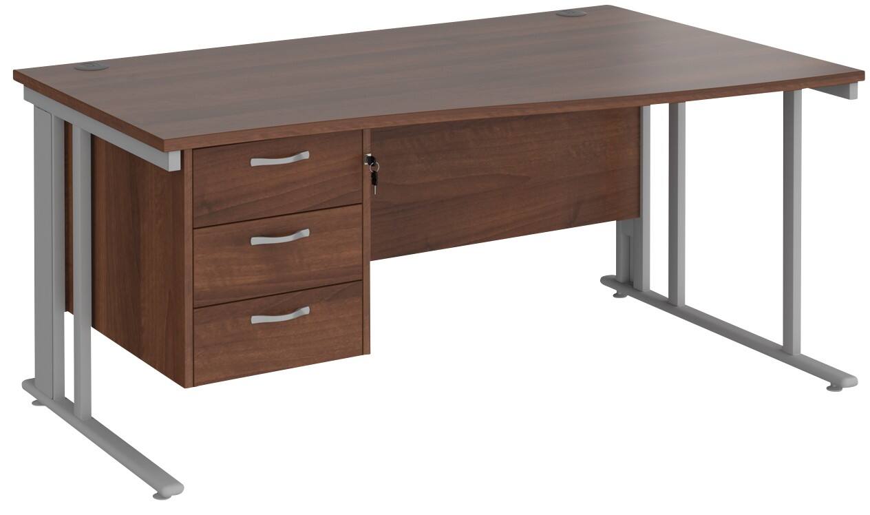 Dams International Wave Desk MCM16WRP3SW 1,600 x 725 x 800 - 990 mm ...