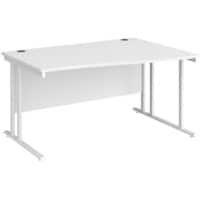 Dams International Wave Desk MC14WRWHWH 1,400 x 725 x 800 - 990 mm