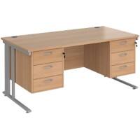 Dams International Desk MCM16P33SB 1,600 x 800 x 725 x 800 - 990 mm