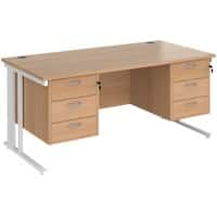 Dams International Desk MCM16P33WHB 1,600 x 800 x 725 mm