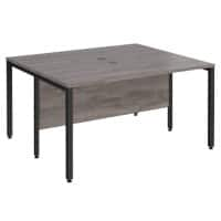 Dams International Desk MB1412BKGO 1,400 x 1,200 x 725 mm