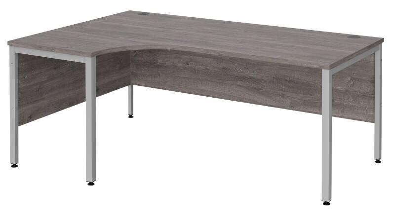 Dams International Left Hand Ergonomic Desk MB18ELSGO 1,800 x 1,200 x 725 mm