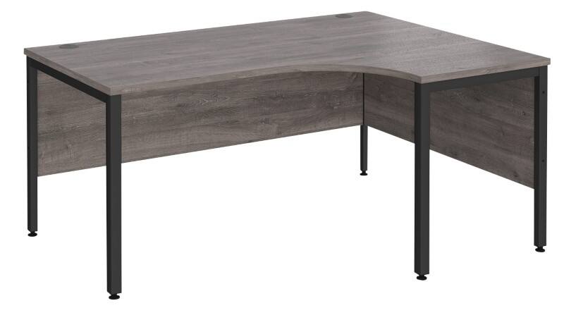 Dams International Right Hand Ergonomic Desk MB16ERKGO 1,600 x 1,200 x 725 mm