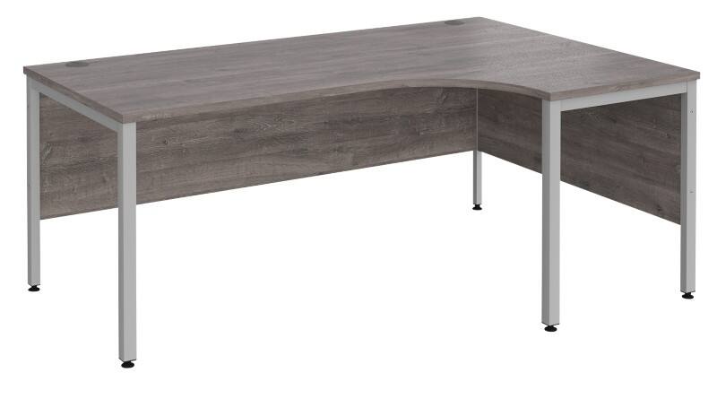 Dams International Right Hand Ergonomic Desk MB18ERSGO 1,800 x 1,200 x 725 mm