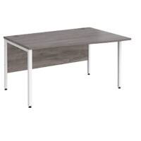 Dams International Wave Desk MB14WRWHGO 1,400 x 990 x 725 x 800 - 990 mm