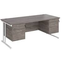 Dams International Desk MC18P22WHGO 1,800 x 800 x 725 mm