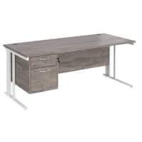 Dams International Desk MCM18P2WHGO 1,800 x 800 x 725 mm