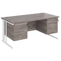 Dams International Desk MCM16P33WHGO 1,600 x 800 x 725 mm