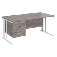 Dams International Desk MCM16P3WHGO 1,600 x 800 x 725 mm