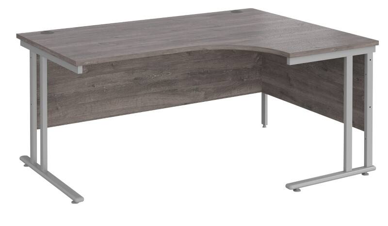 Dams International Right Hand Ergonomic Desk MC16ERSGO 1,600 x 1,200 x 725 mm