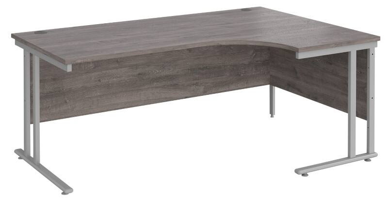 Dams International Right Hand Ergonomic Desk MC18ERSGO 1,800 x 1,200 x 725 mm