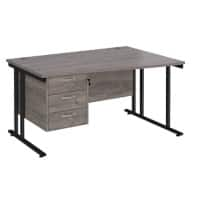 Dams International Wave Desk MC14WRP3KGO 1,400 x 725 x 800 - 990 mm