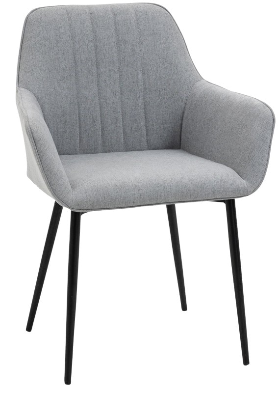 HOMCOM Dining Chair 835-290V71 Grey