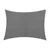 OutSunny Shade Sail 300 (W) x 400 (D) x 250 (H) mm HDPE Charcoal Grey