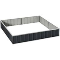 OutSunny Garden Bed 845-644CG 845-644CG Grey 9 (W) x 25.8 (D) x 3 (H) cm