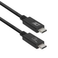 ACT USB-C Cable AC7401 Black 1 m