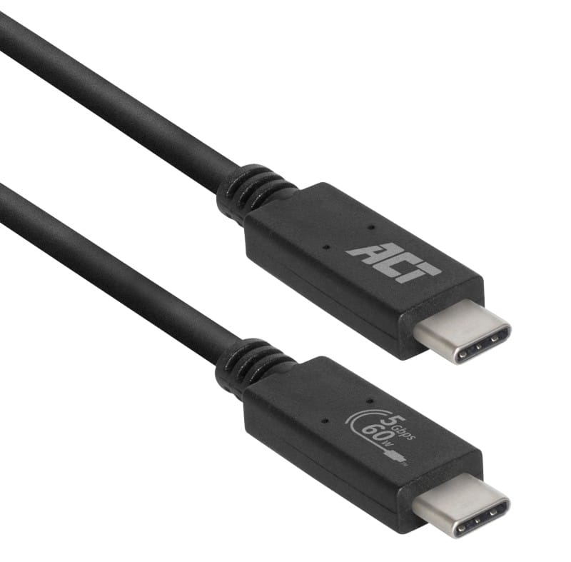 ACT USB-C Cable AC7402 Black 2 m