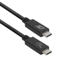 ACT USB-C Cable AC7451 Black 0.8 m