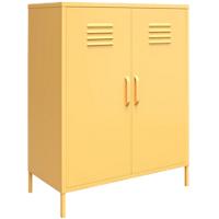 Novogratz Storage Cabinet 3384814COMNUK Yellow 800.1 (W) x 400.1 (D) x 1,015 (H) mm