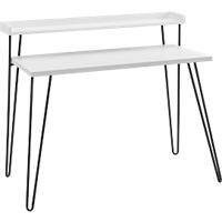 DOREL HOME Desks 9881296COMUK White 1,135.38 (W) x 604 (D) x 899.16 (H) x 899.16 - 899.16 (H) mm