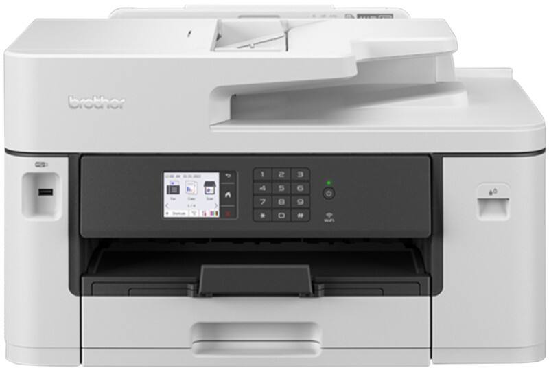 Brother mfc-j5345dw colour inkjet multifunction printer a3 white