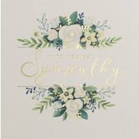 paperlink Sympathy card Model 300 gsm White 15.5 (W) x 2 (D) x 15.5 (H) cm Pack of 6