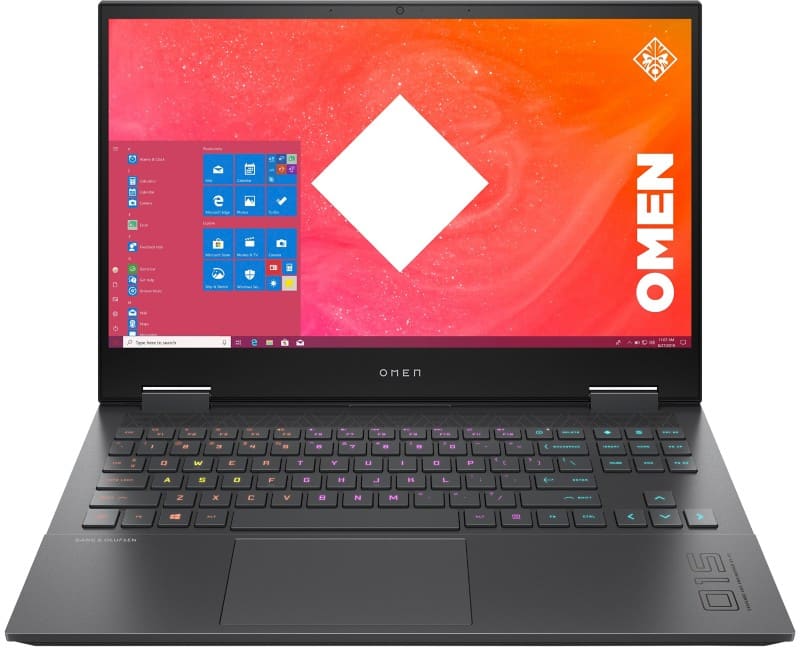HP Laptop 15-en1001na 5800H 512 GB SSD NVIDIA GeForce RT x 3070, 8 GB Windows 11 Home