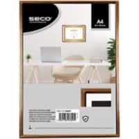 Seco Picture Frame BGA4PS A4 Black, Gold 220 x 308 x 19 mm
