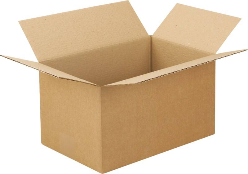 RAJA Corrugated Box Single Wall Corrugated Cardboard 305 (W) x 305 (D) x 380 (H) mm Brown Pack of 25